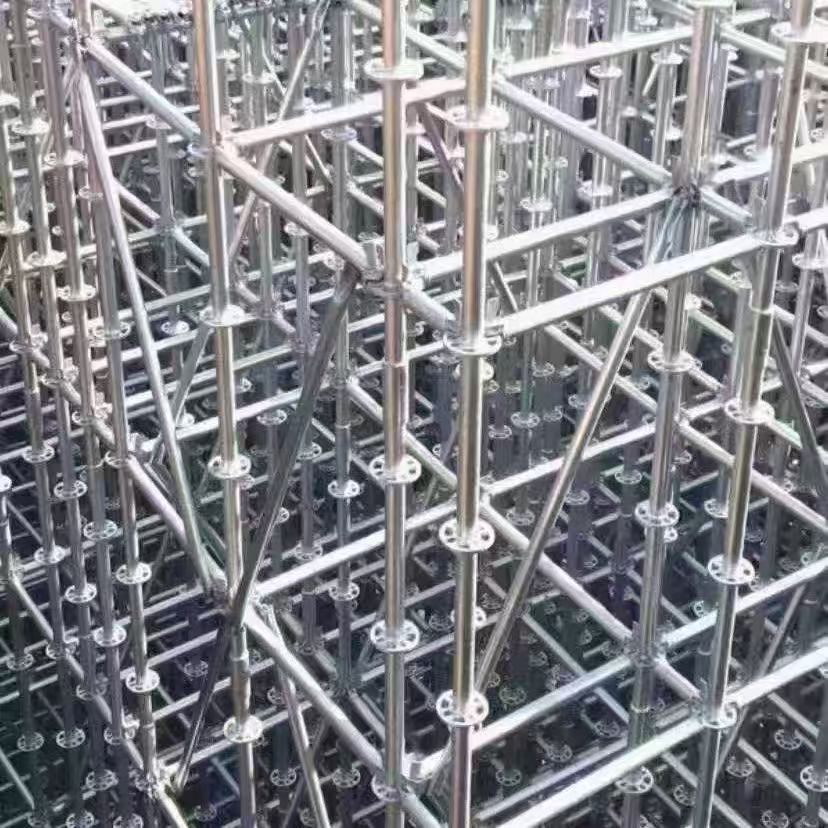 Plate buckle type scaffold Exterior wall frame 345 B Hot galvanizing site quick frame New decoration removable steel pipe frame